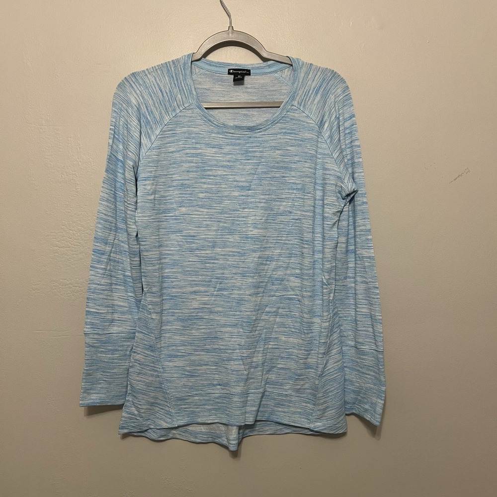 Champion Ladies' Lightweight High-Low Hemline Crew Neck Long Sleeve Tee Medium